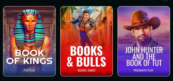 Book slot tiles book of kings books and bulls and john hunter and the book of tut in the crazy tower lobby